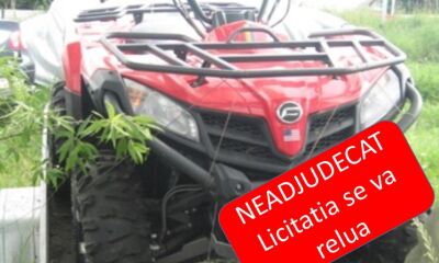 ATV monociclu L7e - prima licitație